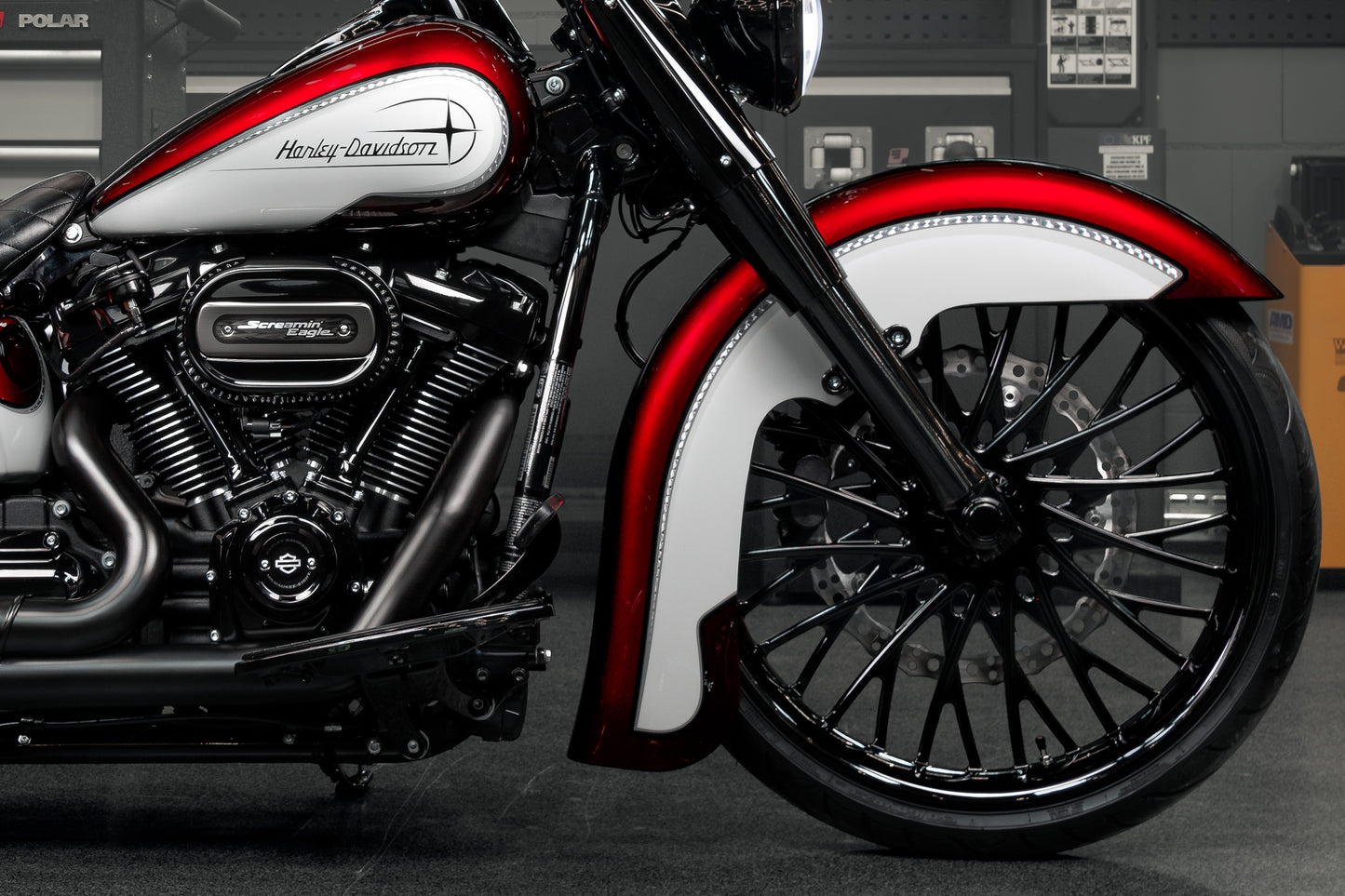 23” Front Fender 2018-2023 M8 Softail “Hot Rod Series”