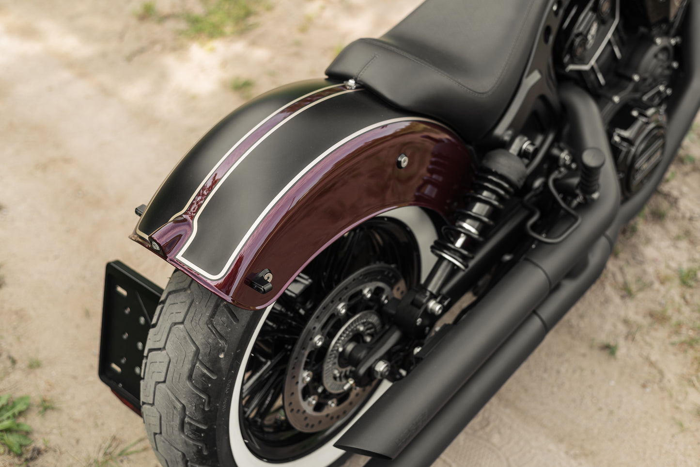 Indian Scout 2015-Later Rear Fender "Apache"
