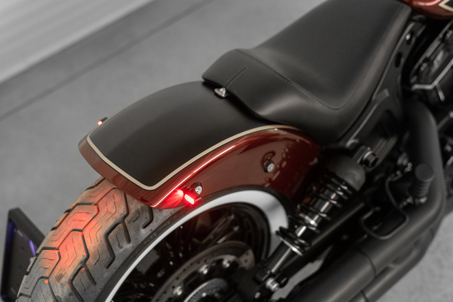 Indian Scout 2015-Later "Mohawk" Led Rear Taillight / Turn Signal Combo