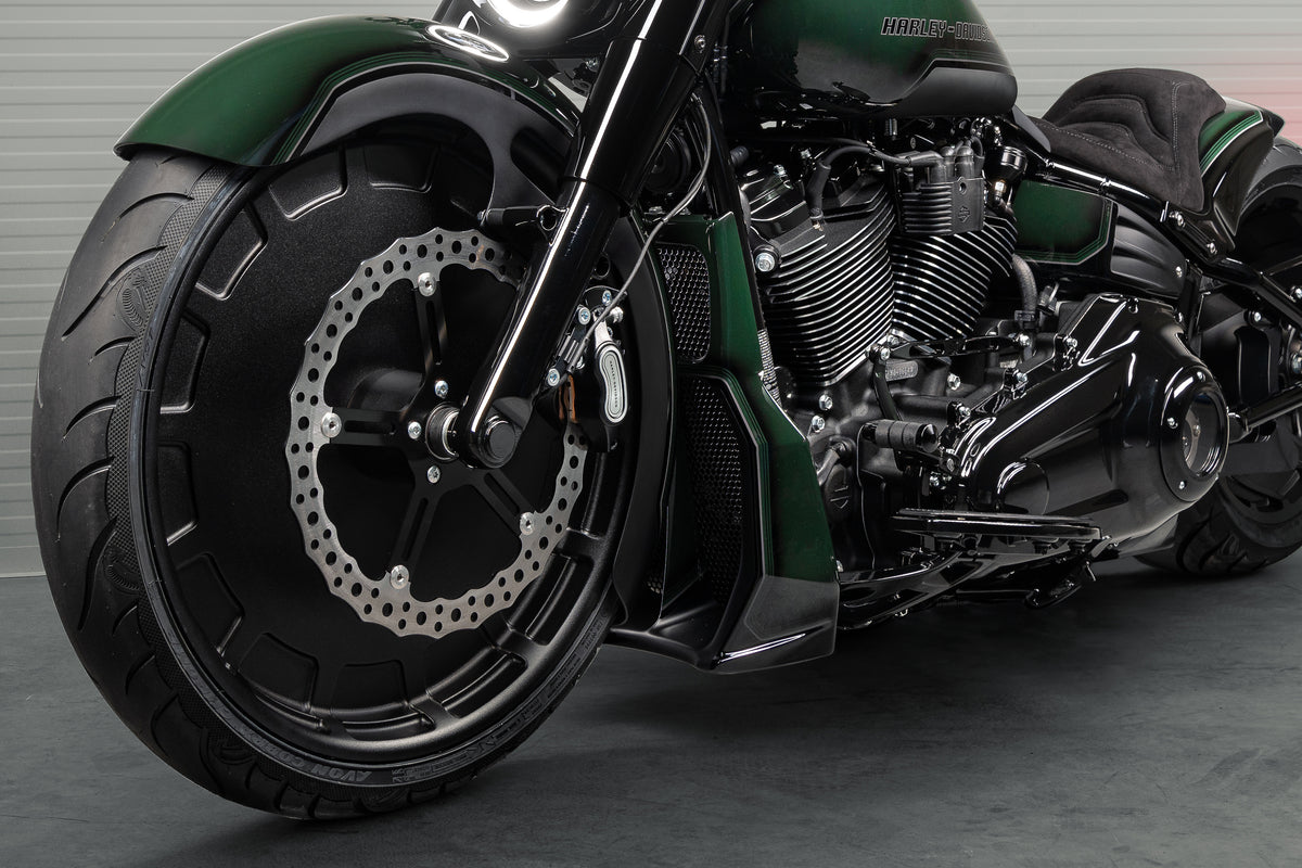 Large Brake Rotor Display Softail 15