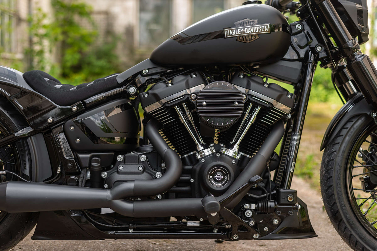 Fxbb Low Rider Rear Fender 2021 Harley-Davidson Street Bob FXBBS 114 “Black Mustang” – Killer Custom