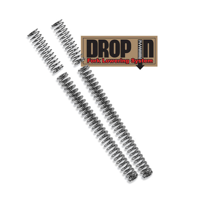 Progressive Suspension Drop-in Fork Lowering Kit For Upside Down Forks M8 Softail