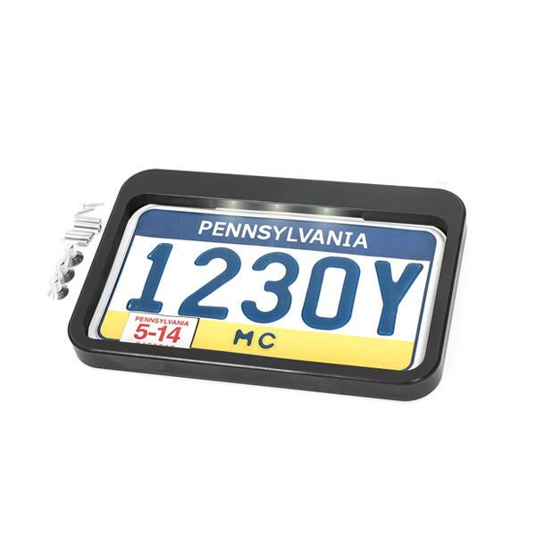 "Blind Hole" USA Licence Plate Holder For Softail And Touring