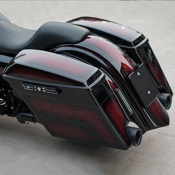 Harley-Davidson 4 Stretch Down Extended Bagger Saddlebags Bags